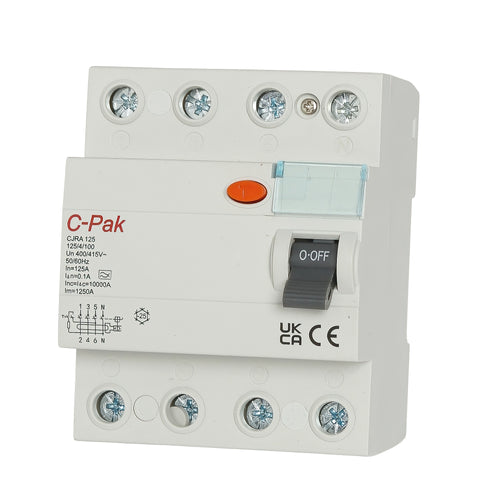 RCD - CJRA - Type A - 4  Pole - 4 Module